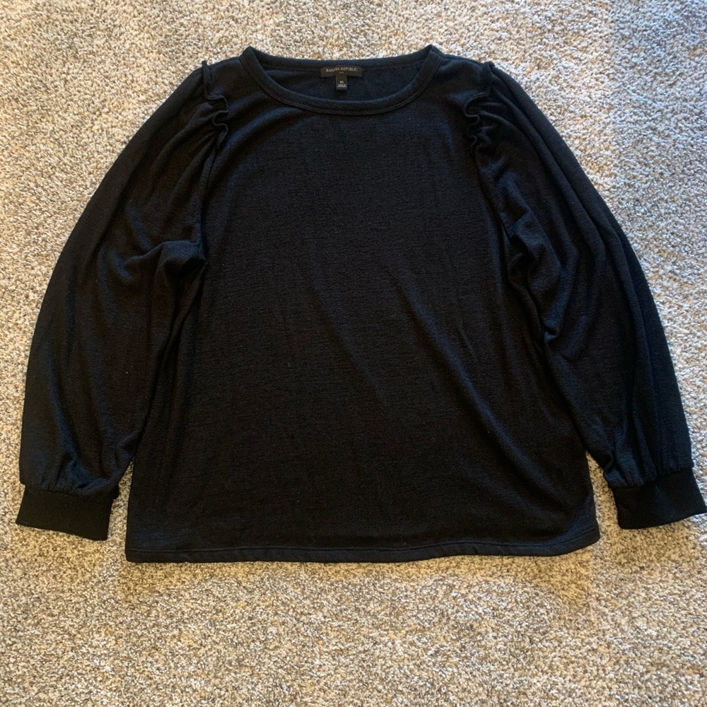 Banana Republic Ruffle Sleeve Top XL